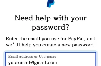 How to Reset PayPal Password with Email [Step by Step]